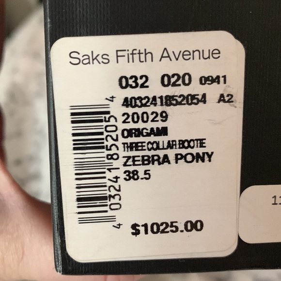 Alejandro Ingelmo zerbra pony hair 3 collar bootie 38.5 NIB - Picture 6 of 6